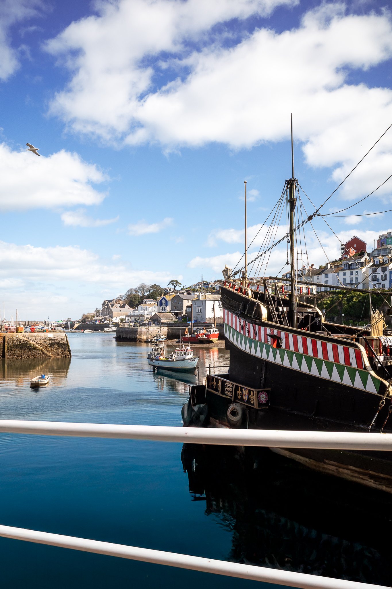 photography of the golden hind in Brixham, Devon